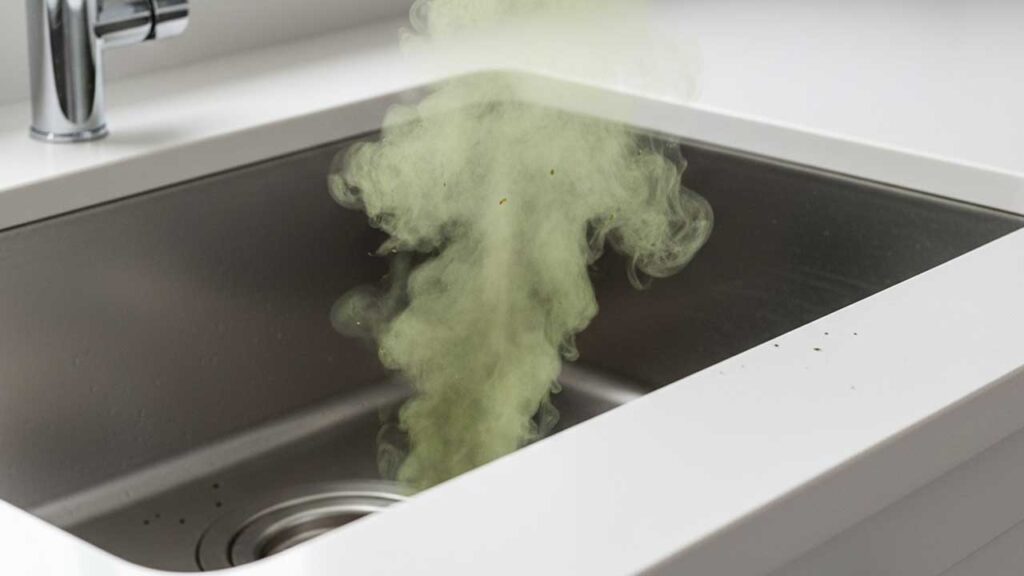 キッチンの排水口からの臭い