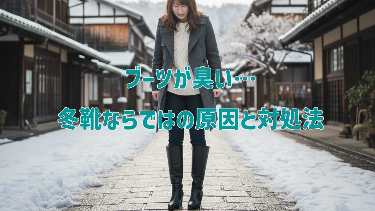 ブーツが臭い…冬靴ならではの原因と対処法