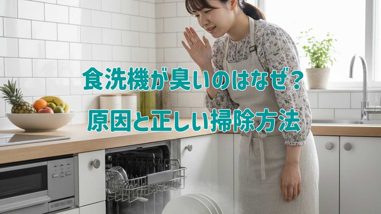 食洗機が臭いのはなぜ？原因と正しい掃除方法