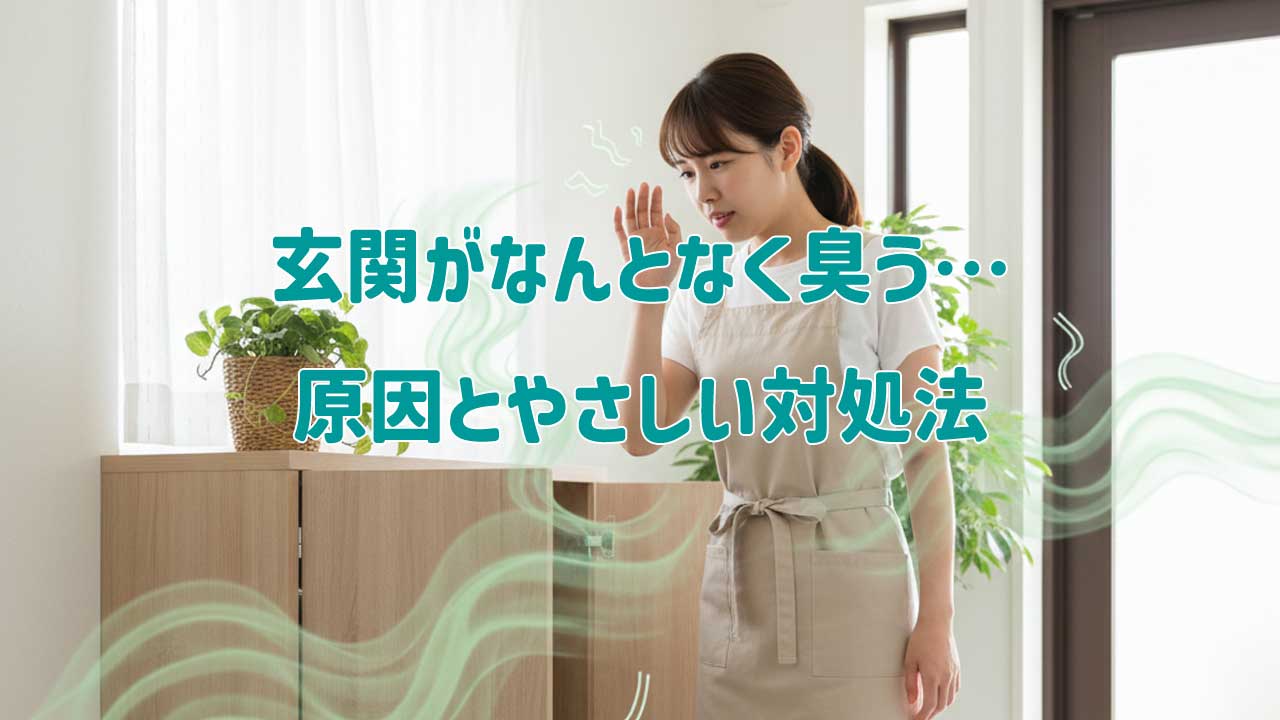 玄関がなんとなく臭う…原因とやさしい対処法