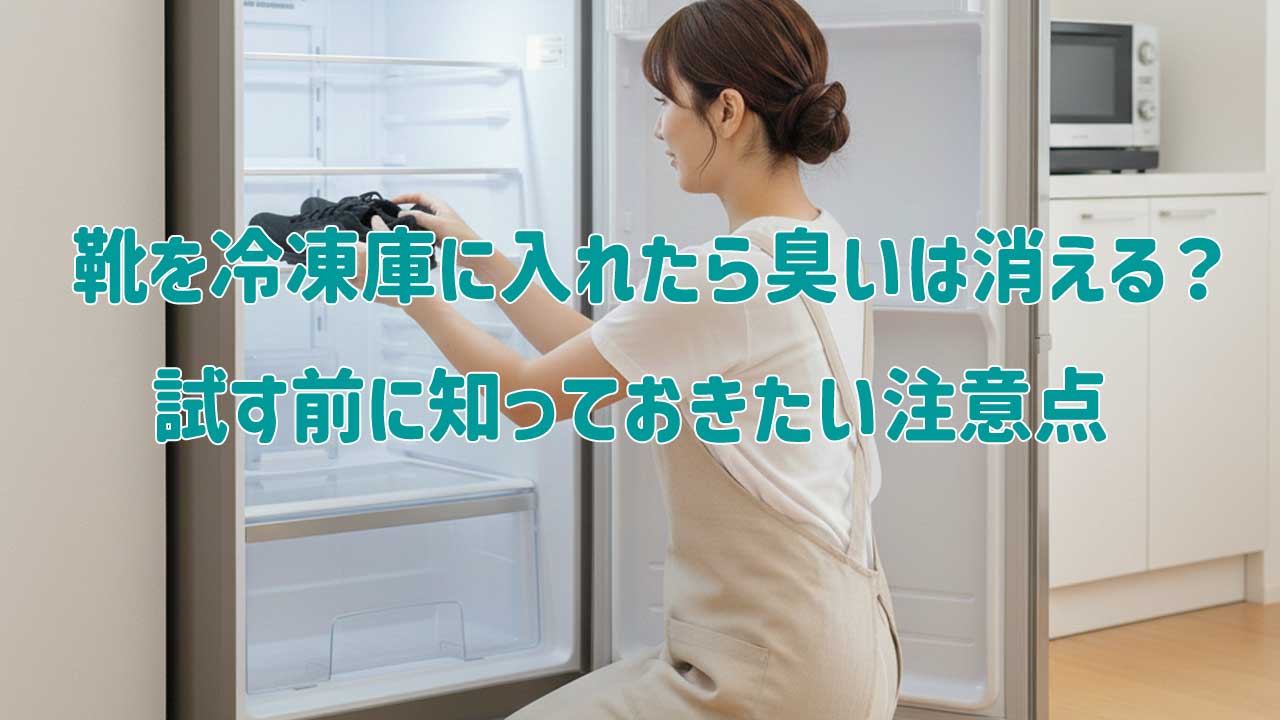 靴を冷凍庫に入れたら臭いは消える？試す前に知っておきたい注意点