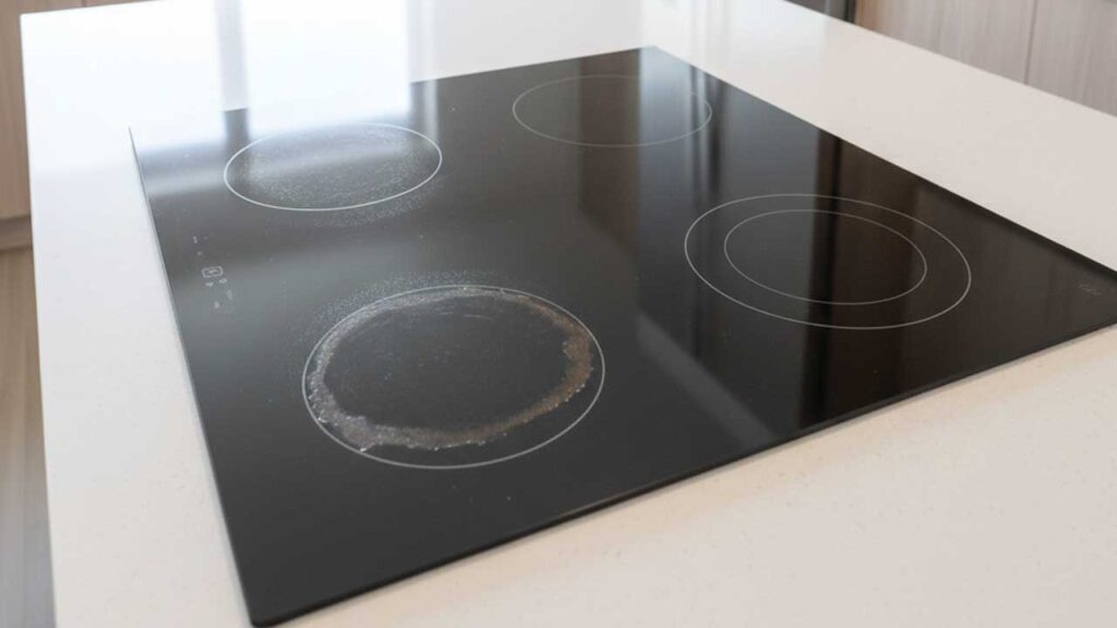 IHコンロの焼き付き