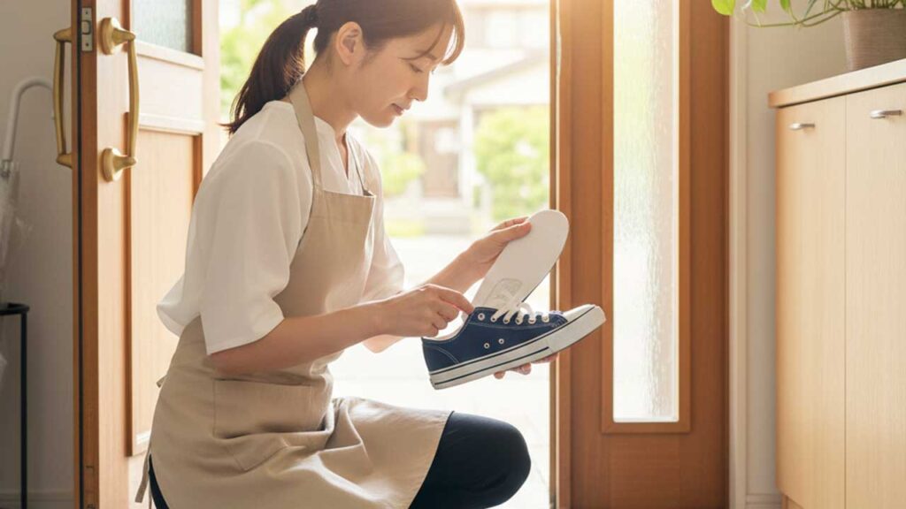 靴のインソール（中敷き）を交換する