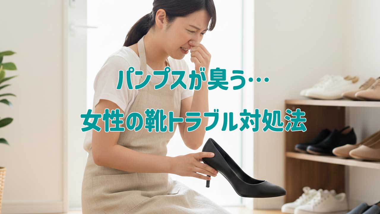 パンプスが臭う…外出先で困らないための女性の靴トラブル対処法
