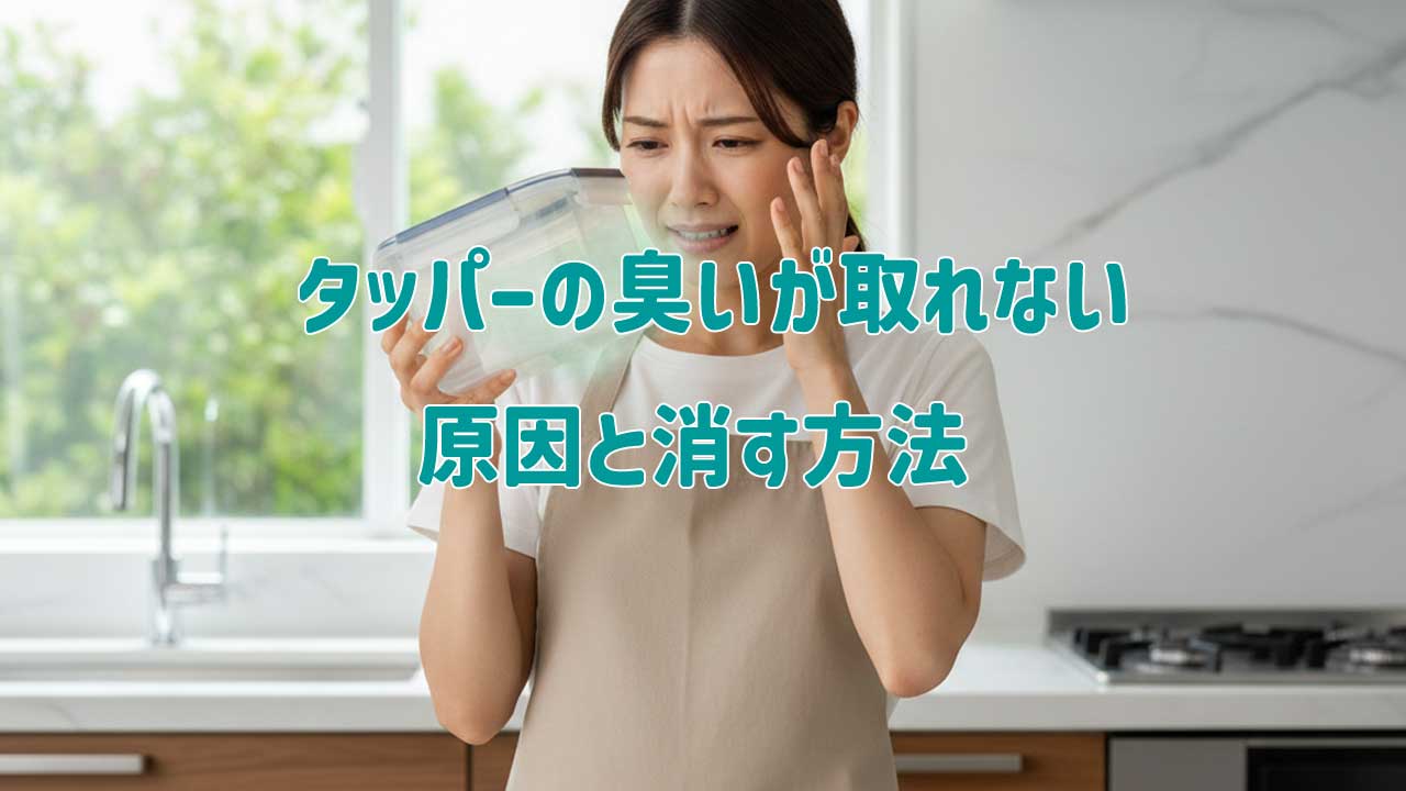 タッパーの臭いが取れない原因と消す方法｜素材別の正しい対処法