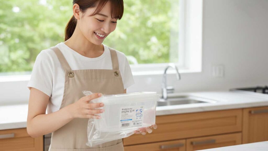 タッパーを交換する