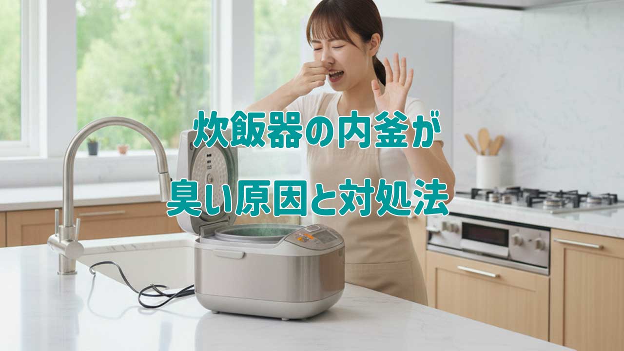 炊飯器の内釜が臭い原因と対処法｜酸っぱい・カビ臭いニオイの消し方
