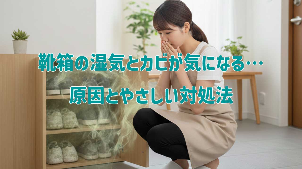 靴箱の湿気とカビが気になる…原因とやさしい対処法