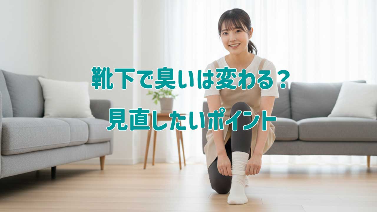 靴下で臭いは変わる？見直したいポイント