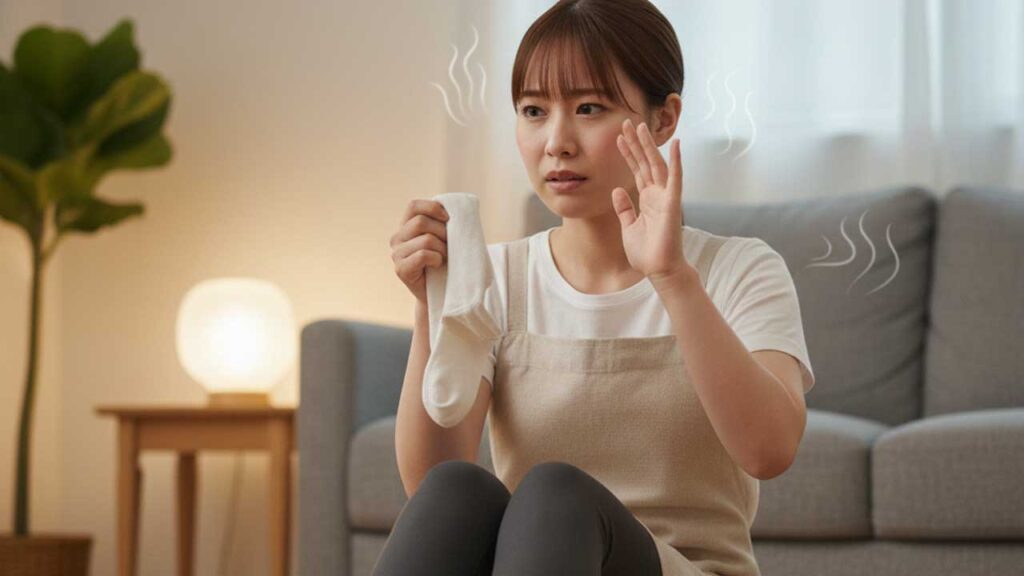 靴下が臭う