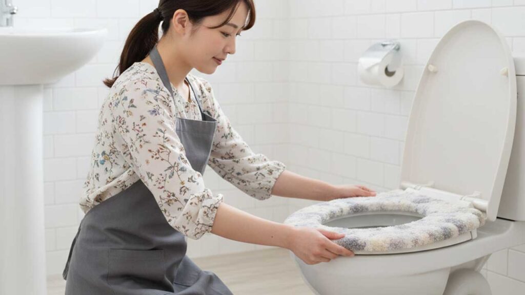 便座カバーの汚れ