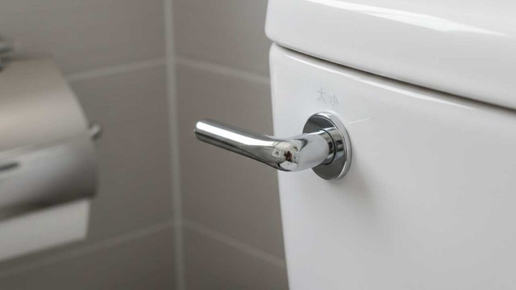 トイレのレバー