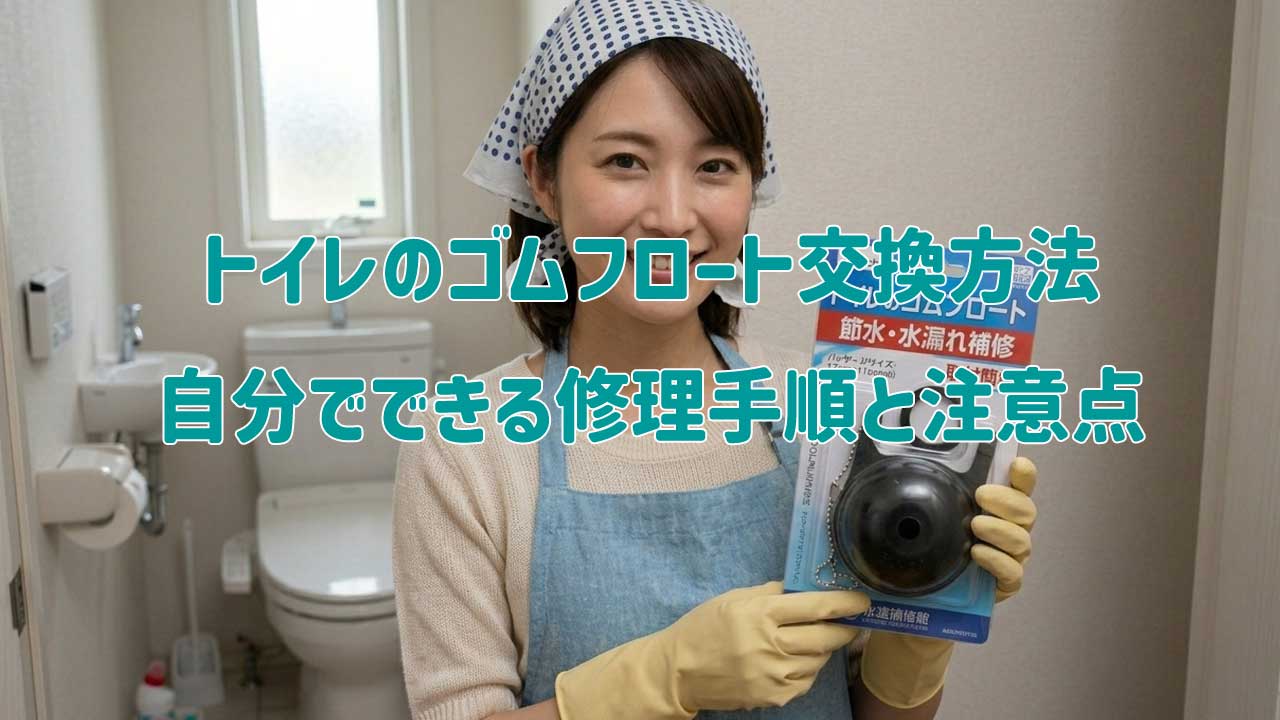 トイレのゴムフロート交換方法｜自分でできる修理手順と注意点