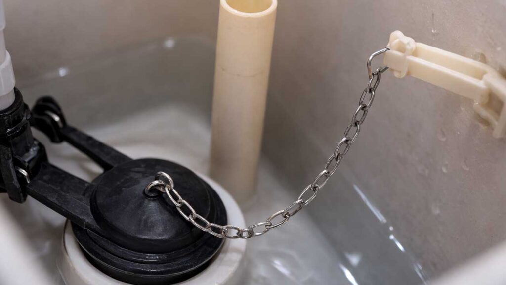 トイレのゴムフロートのチェーン