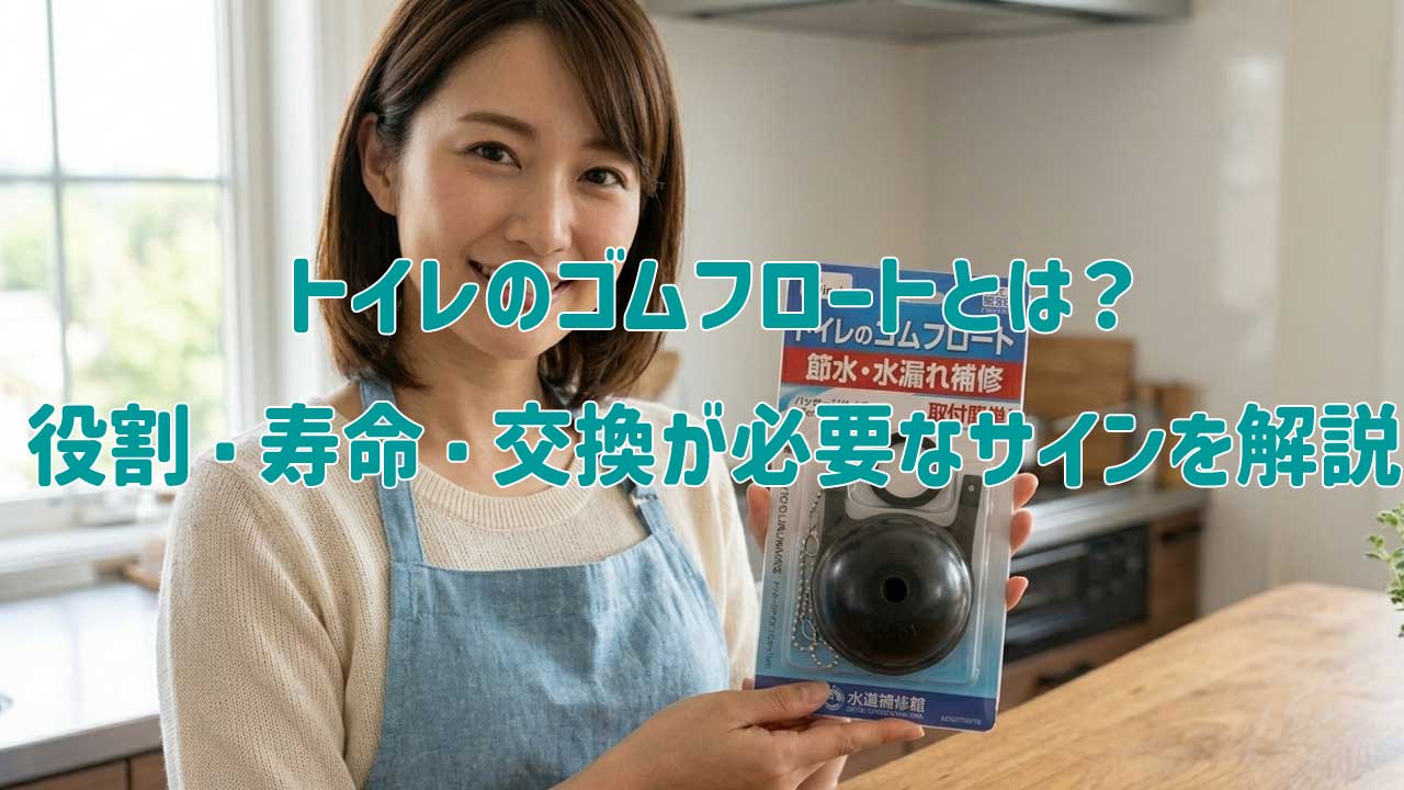 トイレのゴムフロートとは？役割・寿命・交換が必要なサインを解説