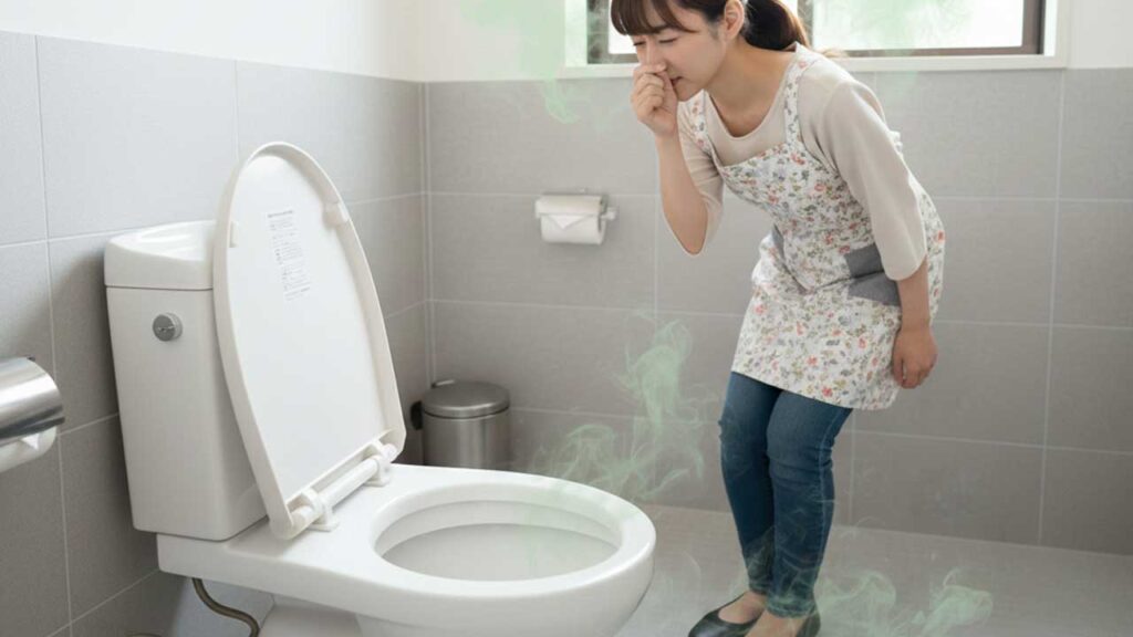 トイレの臭いを特定する