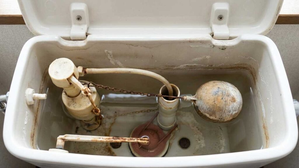 トイレのタンクの中