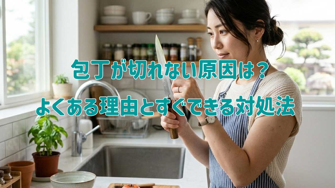 包丁が切れない原因は？よくある理由とすぐできる対処法