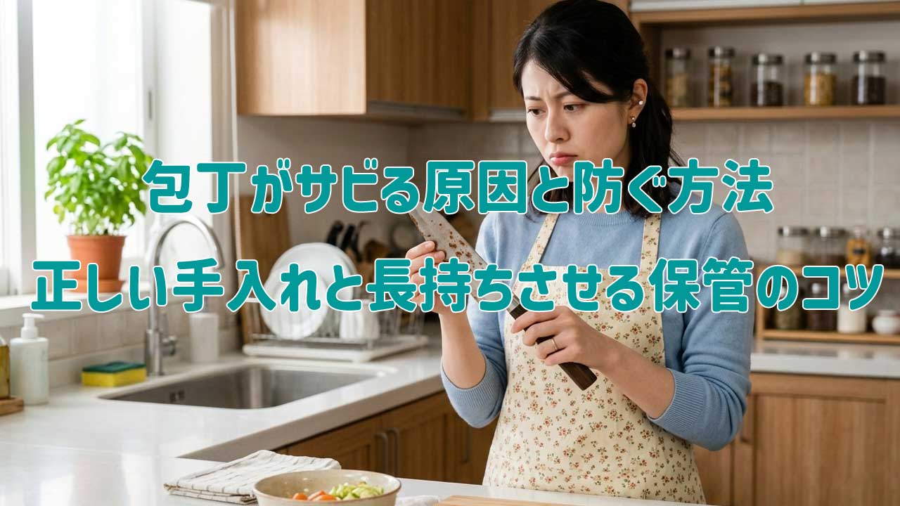 包丁がサビる原因と防ぐ方法｜正しい手入れと長持ちさせる保管のコツ