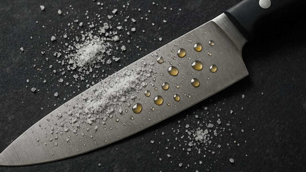 塩や酸がついた包丁