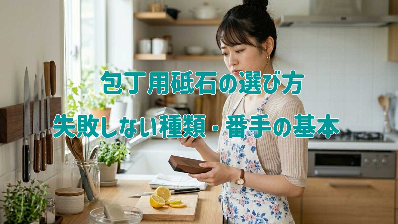包丁用砥石の選び方｜初心者でも失敗しない種類・番手の基本