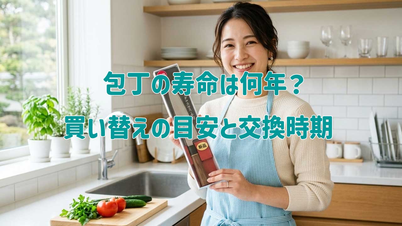 包丁の寿命は何年？買い替えの目安と交換時期