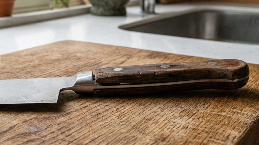 包丁の柄（持ち手）がぐらつく