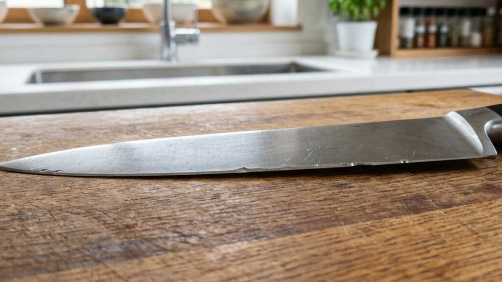 包丁の刃が欠ける