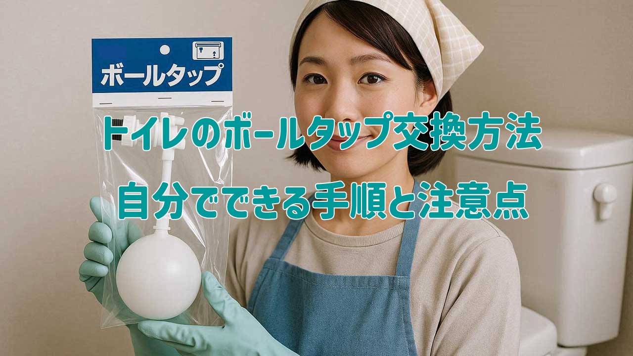 トイレのボールタップ交換方法｜自分でできる手順と注意点