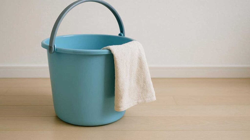 バケツと雑巾